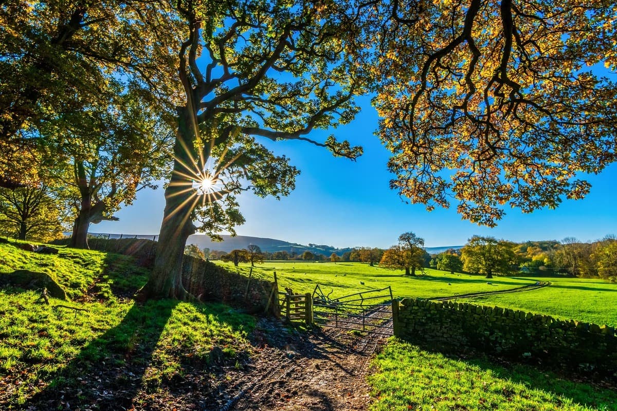 Scenic view near local West Yorkshire towns